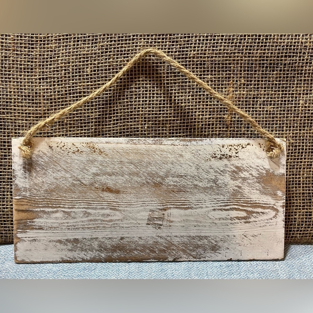 Wall Door Hanging Made of Oyster Shells Tennis LOVE Design Handmade - Picture 2 of 6